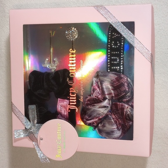 NWT Juicy Couture hair accessories 5 piece gift set - Picture 1 of 3